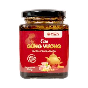 Cao Gừng Vương 250g – Cao Gừng Tự Nhiên Kết Hợp Kỷ Tử, Táo Đỏ, Mật Ong, Dạng Sánh Mịn, Dễ Sử Dụng