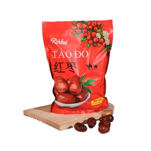 Táo Đỏ Khô Thượng Hạng Thiên Sâm Richfood 1kg – Đại Táo Tự Nhiên, Ngọt Dịu, Dùng Nấu Trà, Chưng Yến, Hầm Canh